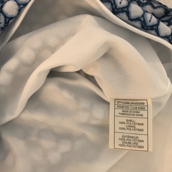 BB Dakota Blue & White Tank Romper! Size XS - Picture 6 of 8